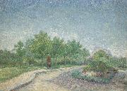 Vincent Van Gogh Corner in Voyer-d'Argenson Park at Asnieres Spain oil painting artist